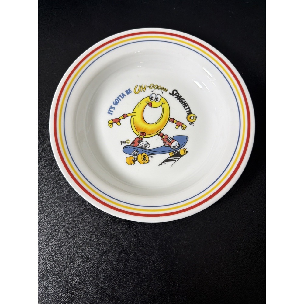 Vintage Corelle By Corning Spaghetti O's 8.5" Promo Pasta Bowl Plate SpaghettiOs